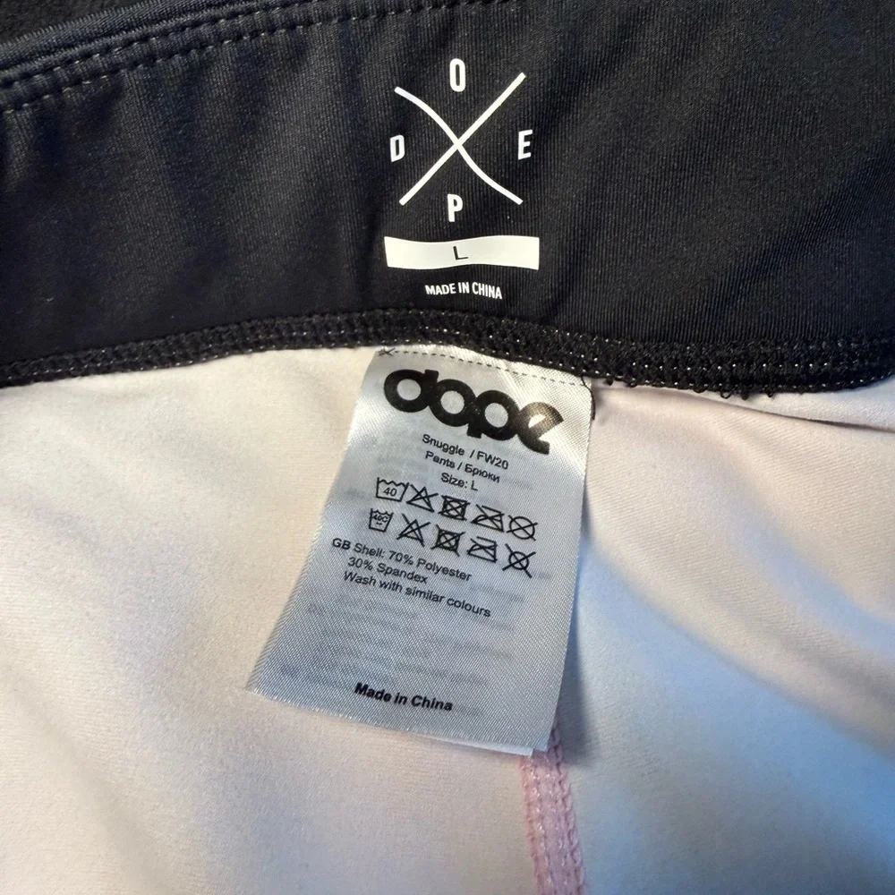 DOPE Base Layer Set Snuggle Top Lofty Tech Leggings Mirage Print Size Large